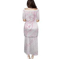 Hawaii Plumeria Lokelani Pikake Lei Family Matching Puletasi and Hawaiian Shirt Poni Mama Polynesian Tattoo