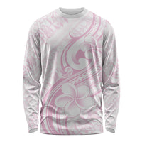 Hawaii Plumeria Lokelani Pikake Lei Long Sleeve Shirt Poni Mama Polynesian Tattoo