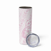 Hawaii Plumeria Lokelani Pikake Lei Skinny Tumbler Poni Mama Polynesian Tattoo