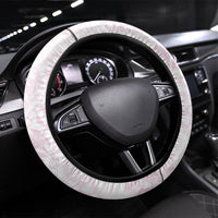 Hawaii Plumeria Lokelani Pikake Lei Steering Wheel Cover Poni Mama Polynesian Tattoo