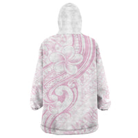 Hawaii Plumeria Lokelani Pikake Lei Wearable Blanket Hoodie Poni Mama Polynesian Tattoo