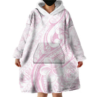 Hawaii Plumeria Lokelani Pikake Lei Wearable Blanket Hoodie Poni Mama Polynesian Tattoo