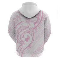 Hawaii Plumeria Lokelani Pikake Lei Zip Hoodie Poni Mama Polynesian Tattoo