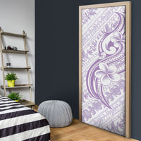 Hawaii Plumeria Lokelani Pikake Lei Door Cover Poni Polynesian Tattoo