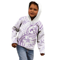 Hawaii Plumeria Lokelani Pikake Lei Kid Hoodie Poni Polynesian Tattoo