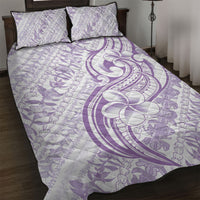 Hawaii Plumeria Lokelani Pikake Lei Quilt Bed Set Poni Polynesian Tattoo