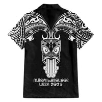 New Zealand Te Reo Maori Hawaiian Shirt Kia Kaha Maori Language Week Black Style LT9 - Polynesian Pride