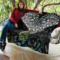 Personalised Maori Manaia Quilt New Zealand Tribal Hei Matau Papua Shell