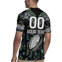 Custom New Zealand Rugby Jersey Maori Rugby Tattoo Papua Shell