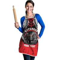 Aotearoa Bulldog Personalised Apron Maori Kowhaiwhai Motif - Polynesian Pride