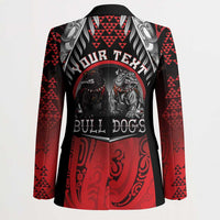 Aotearoa Bulldog Personalised Blazer Maori Kowhaiwhai Motif - Polynesian Pride