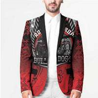 Aotearoa Bulldog Personalised Blazer Maori Kowhaiwhai Motif - Polynesian Pride