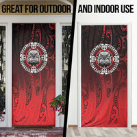 Aotearoa Bulldog Door Cover New Zealand Kowhaiwhai Tribal - Polynesian Pride