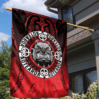 Aotearoa Bulldog Garden Flag New Zealand Kowhaiwhai Tribal