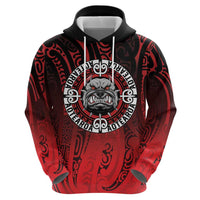Aotearoa Bulldog Hoodie New Zealand Kowhaiwhai Tribal
