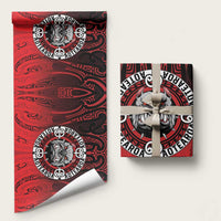Aotearoa Bulldog Wrapping Paper New Zealand Kowhaiwhai Tribal - Polynesian Pride
