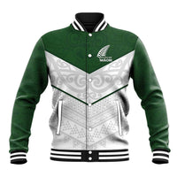 Custom New Zealand Maori Niho Taniwha Baseball Jacket