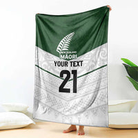 Custom New Zealand Maori Niho Taniwha Blanket