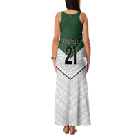 Custom New Zealand Maori Niho Taniwha Family Matching Tank Maxi Dress and Hawaiian Shirt
