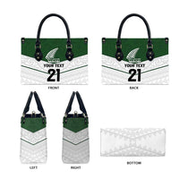 Custom New Zealand Maori Niho Taniwha Leather Bag - Polynesian Pride
