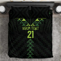 Custom New Zealand Maori Koru Koiri Motif Bedding Set