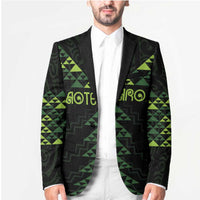 Custom New Zealand Maori Koru Koiri Motif Blazer - Polynesian Pride