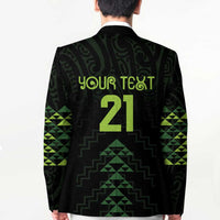 Custom New Zealand Maori Koru Koiri Motif Blazer - Polynesian Pride