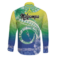 Malpampa Vanuatu Family Matching Puletasi and Hawaiian Shirt Hibiscus Sand Drawing with Pacific Pattern