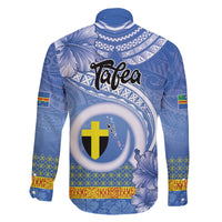 Tafea Vanuatu Family Matching Long Sleeve Bodycon Dress and Hawaiian Shirt Hibiscus Sand Drawing with Pacific Pattern