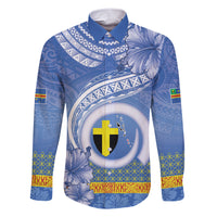 Tafea Vanuatu Family Matching Short Sleeve Bodycon Dress and Hawaiian Shirt Hibiscus Sand Drawing with Pacific Pattern