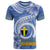 Tafea Vanuatu T Shirt Hibiscus Sand Drawing with Pacific Pattern
