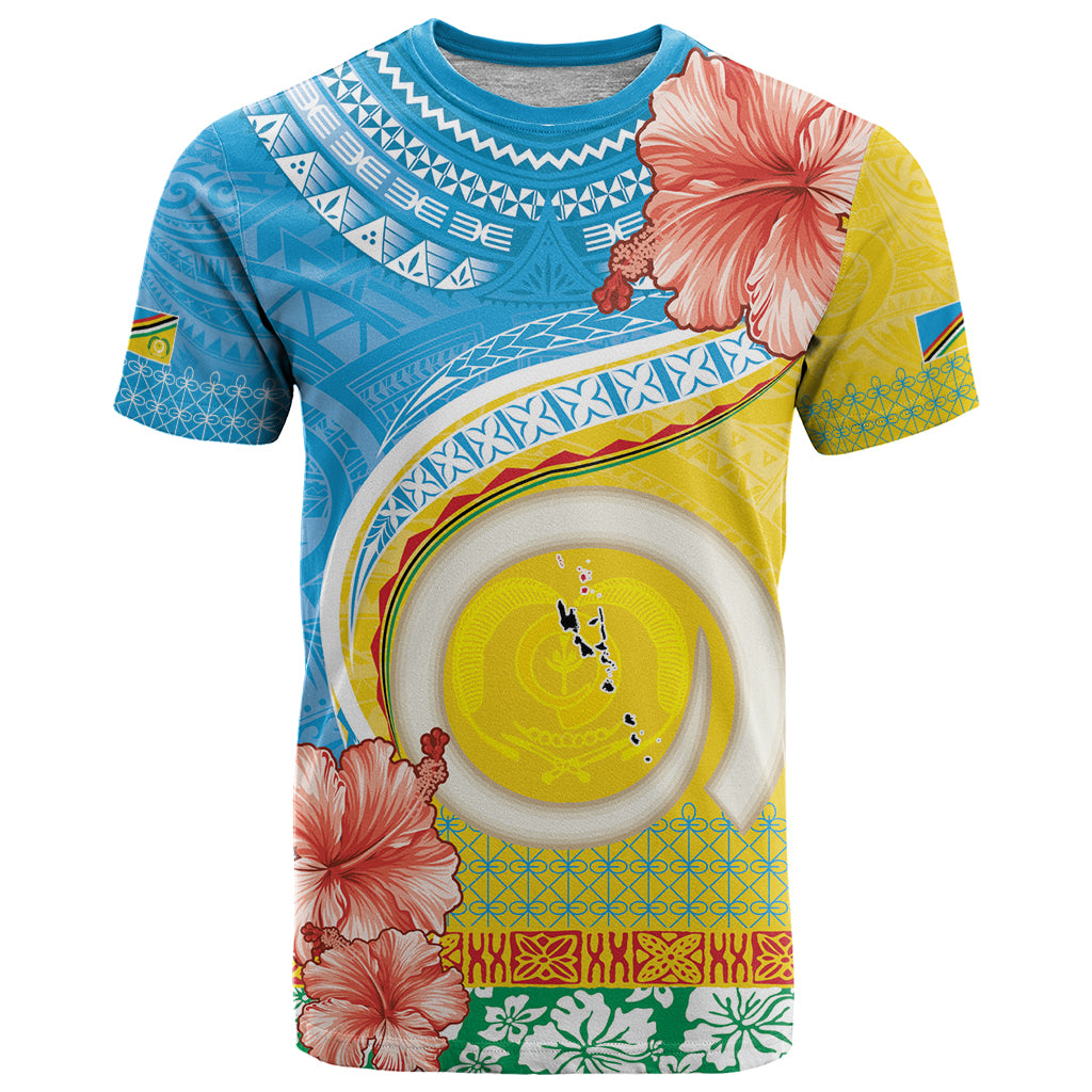 Torba Vanuatu T Shirt Hibiscus Sand Drawing with Pacific Pattern