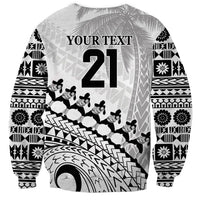 Custom Fiji Rugby Cibi Dance Sweatshirt Create History World Cup Sevens