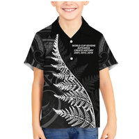 New Zealand Black Fern 7s Family Matching Mermaid Dress and Hawaiian Shirt History World Cup Sevens