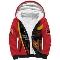 Personalised Papua Niugini Tok Pisin Wik Sherpa Hoodie