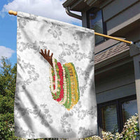 Hawaii Lei Kamehameha Garden Flag Ke'oke'o Seamless Pattern Hibiscus Flower