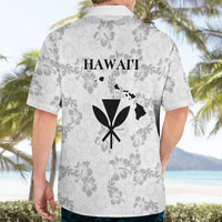Hawaii Lei Kamehameha Hawaiian Shirt Ke'oke'o Seamless Pattern Hibiscus Flower