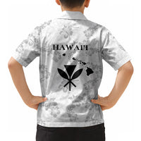 Hawaii Lei Kamehameha Hawaiian Shirt Ke'oke'o Seamless Pattern Hibiscus Flower LT9 - Polynesian Pride