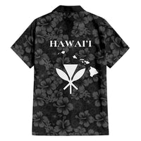 Hawaii Lei Kamehameha Family Matching Mermaid Dress and Hawaiian Shirt Ele'ele Seamless Pattern Hibiscus Flower