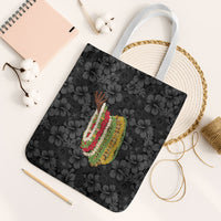 Hawaii Lei Kamehameha Tote Bag Ele'ele Seamless Pattern Hibiscus Flower