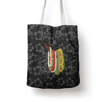 Hawaii Lei Kamehameha Tote Bag Ele'ele Seamless Pattern Hibiscus Flower