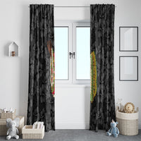 Hawaii Lei Kamehameha Window Curtain Ele'ele Seamless Pattern Hibiscus Flower