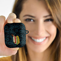 Hawaii Lei Kamehameha AirPods Case Uliuli Seamless Pattern Hibiscus Flower