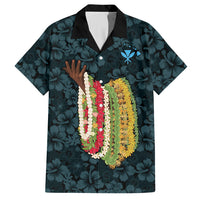 Hawaii Lei Kamehameha Hawaiian Shirt Uliuli Seamless Pattern Hibiscus Flower
