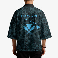 Hawaii Lei Kamehameha Kimono Uliuli Seamless Pattern Hibiscus Flower