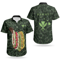 Hawaii Lei Kamehameha Couples Matching Summer Maxi Dress and Hawaiian Shirt Oma'oma'o Seamless Pattern Hibiscus Flower LT9 - Polynesian Pride