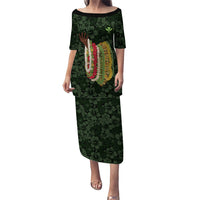 Hawaii Lei Kamehameha Puletasi Oma'oma'o Seamless Pattern Hibiscus Flower