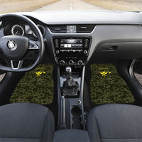 Hawaii Lei Kamehameha Car Mats Melemele Seamless Pattern Hibiscus Flower