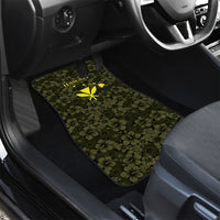 Hawaii Lei Kamehameha Car Mats Melemele Seamless Pattern Hibiscus Flower