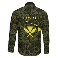 Hawaii Lei Kamehameha Family Matching Mermaid Dress and Hawaiian Shirt Melemele Seamless Pattern Hibiscus Flower